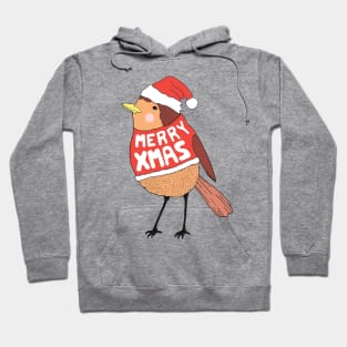 Christmas Robin Hoodie